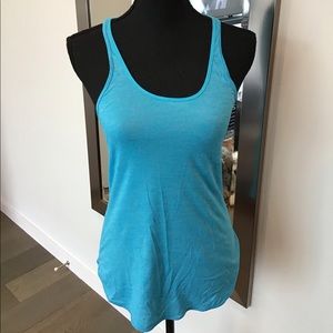 Blue lululemon tank top